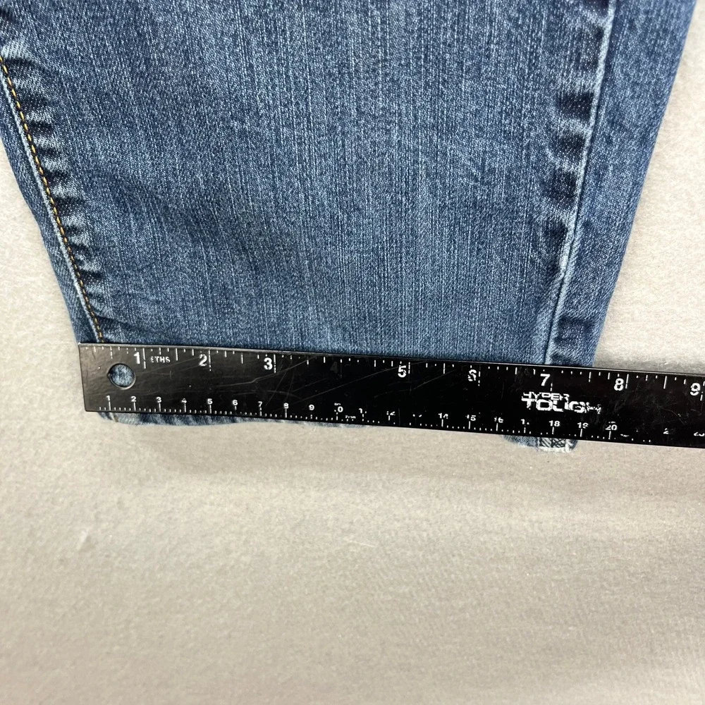 Lucky Brand Jeans Mens 36 Blue Denim Athletic Slim Fit Distressed Streetwear